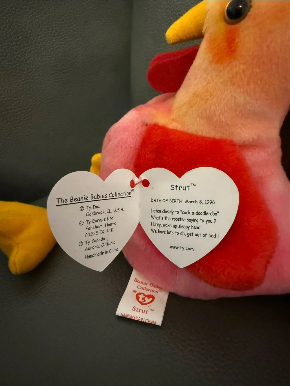 Ty Beanie Baby - Strut the Rooster